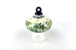 188  Bunzlau Kerstbal rond plat 2322 Kerst